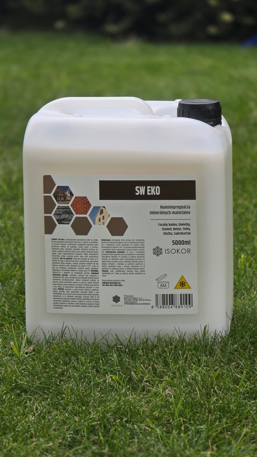Isokor SW EKO – nanoimpregnácia fasády, kameňa a obkladu s dlhodobou ochranou
