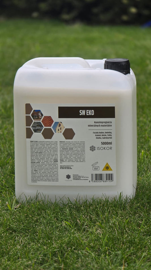Isokor SW EKO – nanoimpregnácia fasády, kameňa a obkladu s dlhodobou ochranou